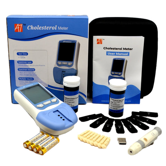 cholesterol meter starter pack for blood testing
