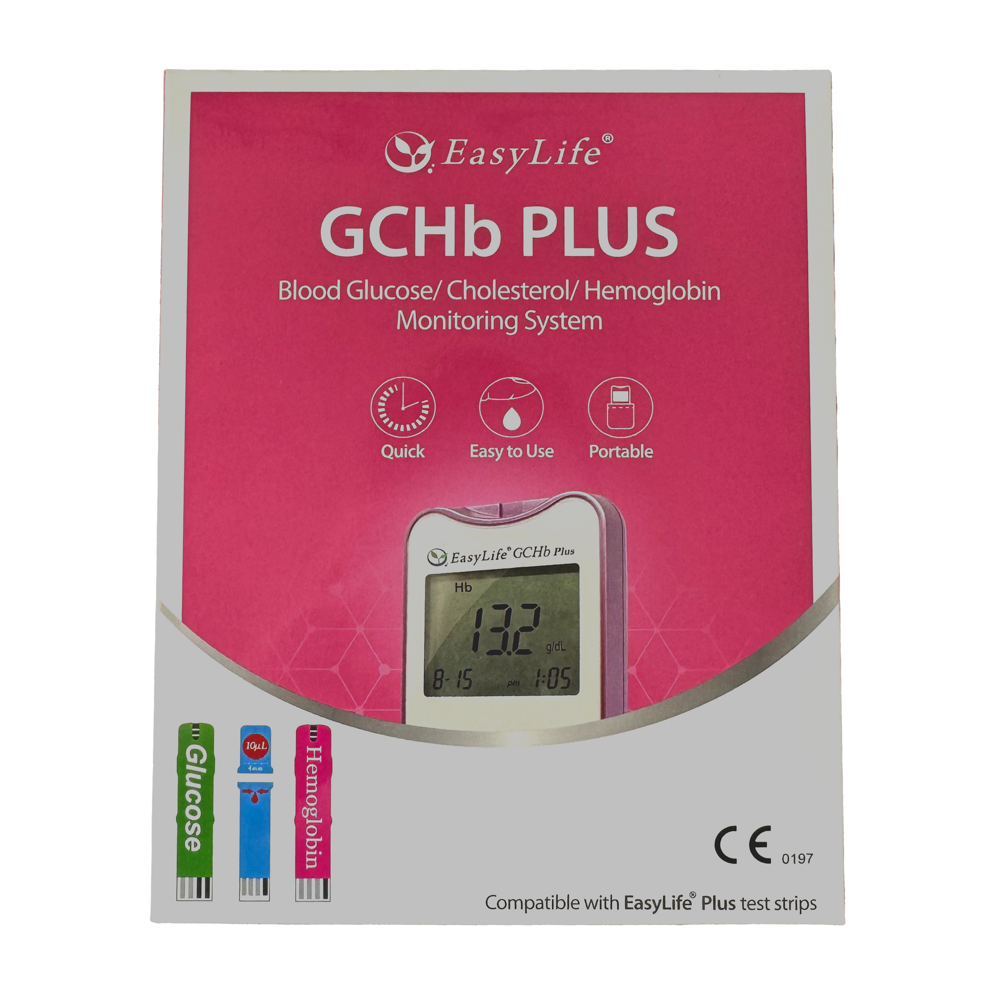 Diabetes Home Testing Meter + Hemoglobin and Cholesterol
