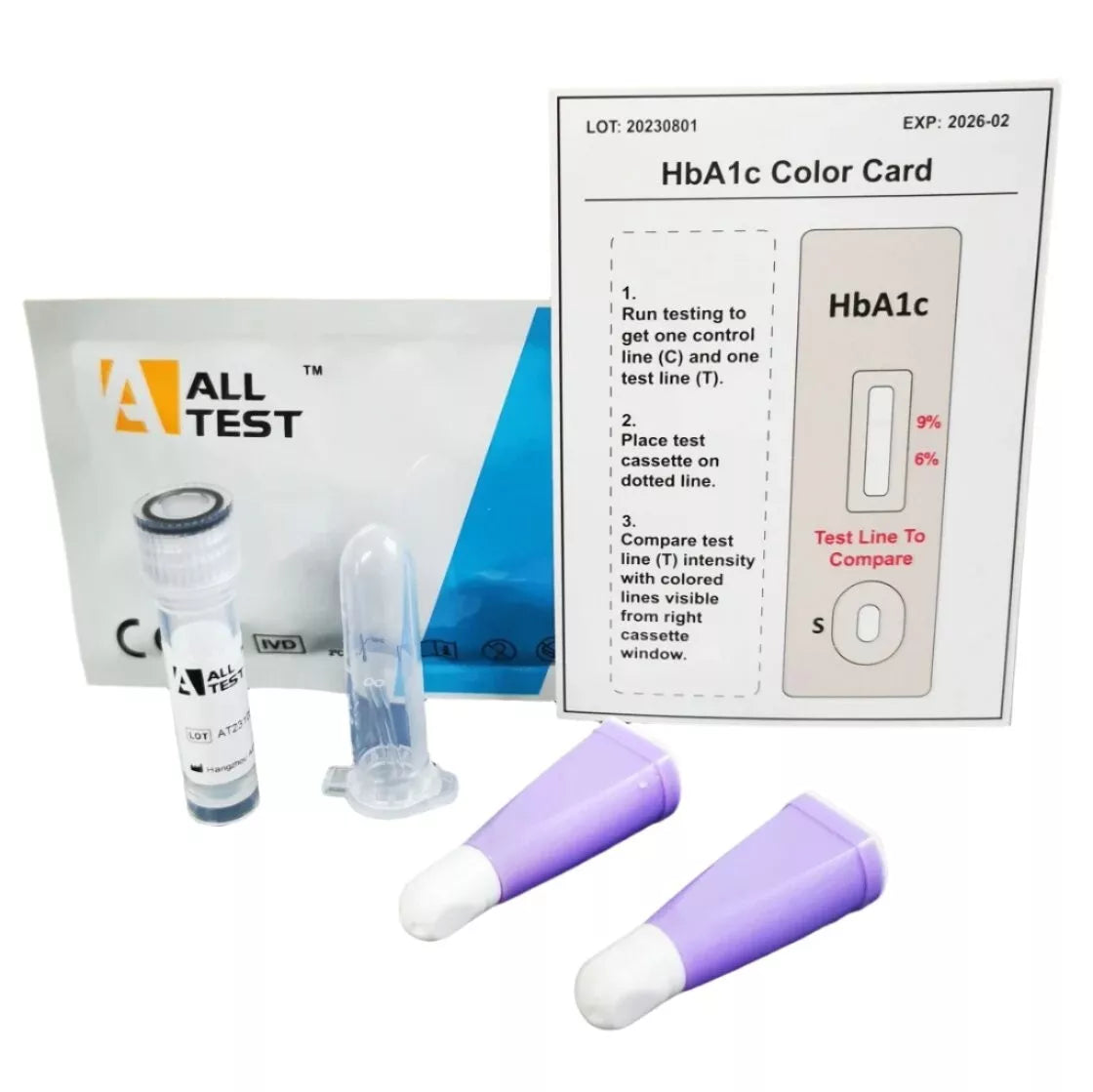 HbA1c test kit