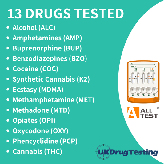 dsd 8135 13 panel saliva drug and alcohol test kit