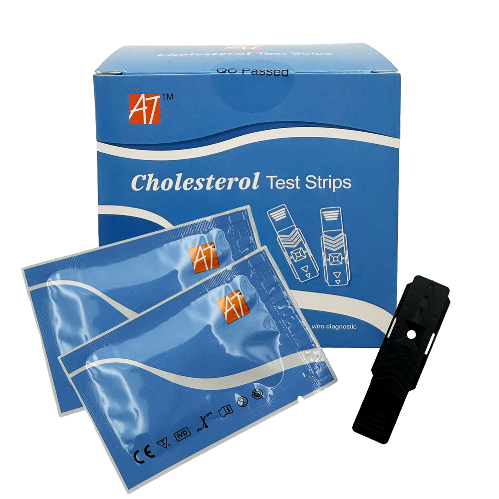 cholesterol blood test strips