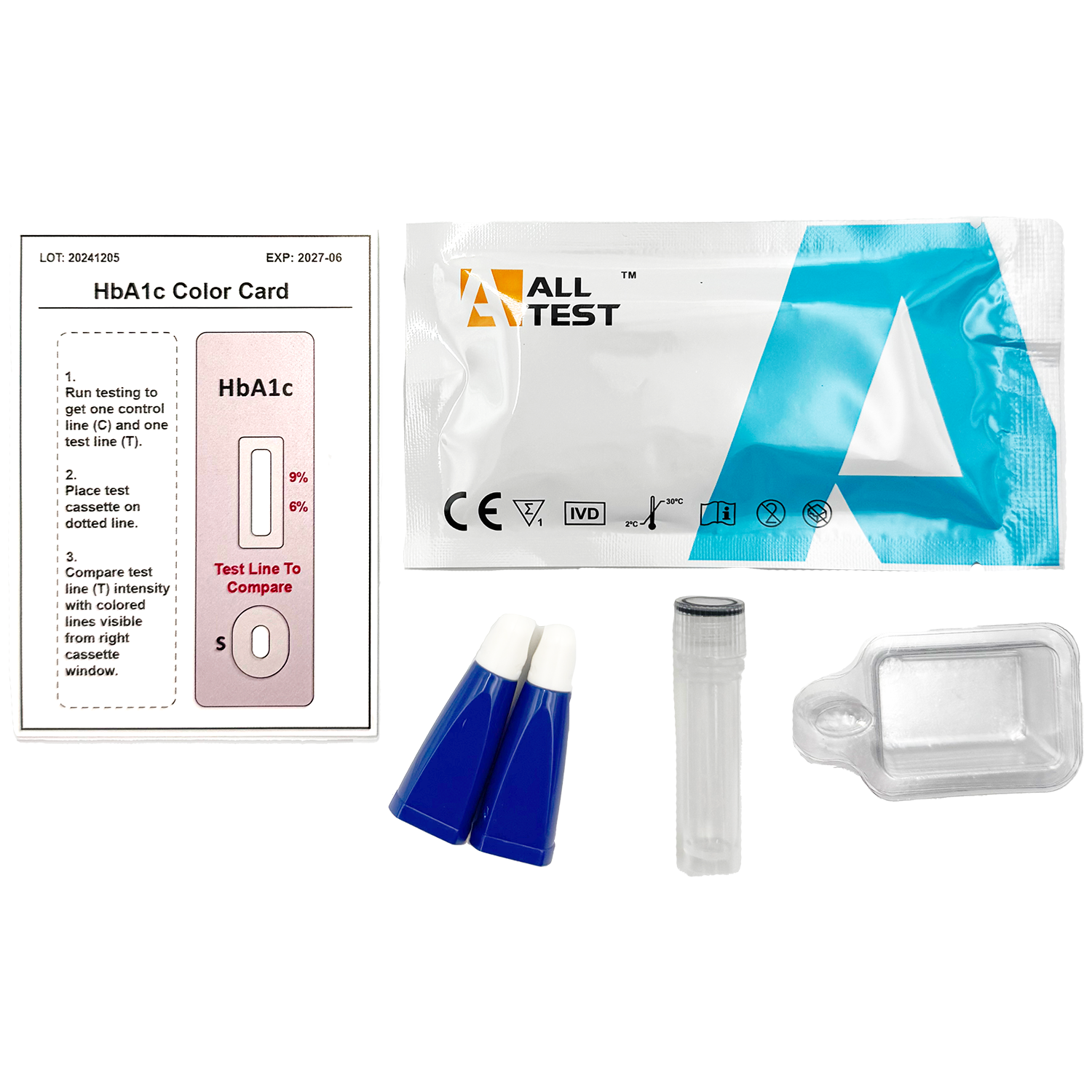 HbA1c test kit - Test for diabetes