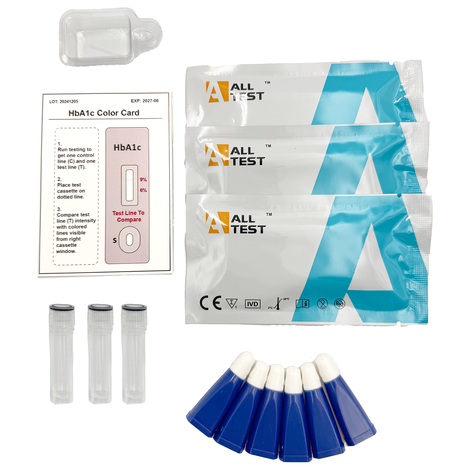 3 x HbA1c test kit - Test for prediabetes