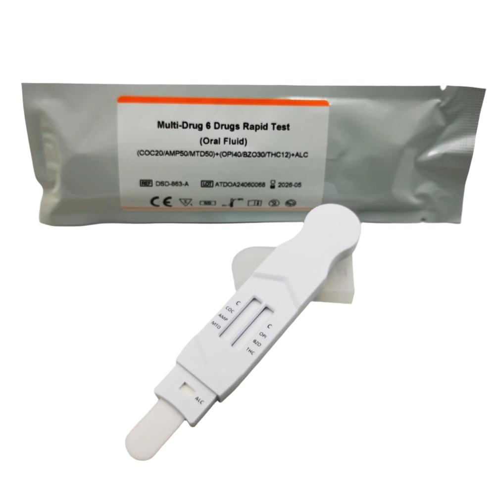 Alltest 7 panel drug & alcohol testing kit what's inside