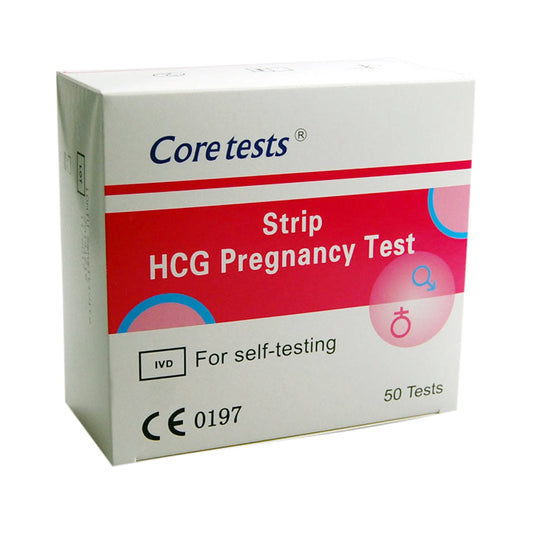 Core Tests 10miu Ultra Pregnancy Test Strip [50 Test Strip Pack]